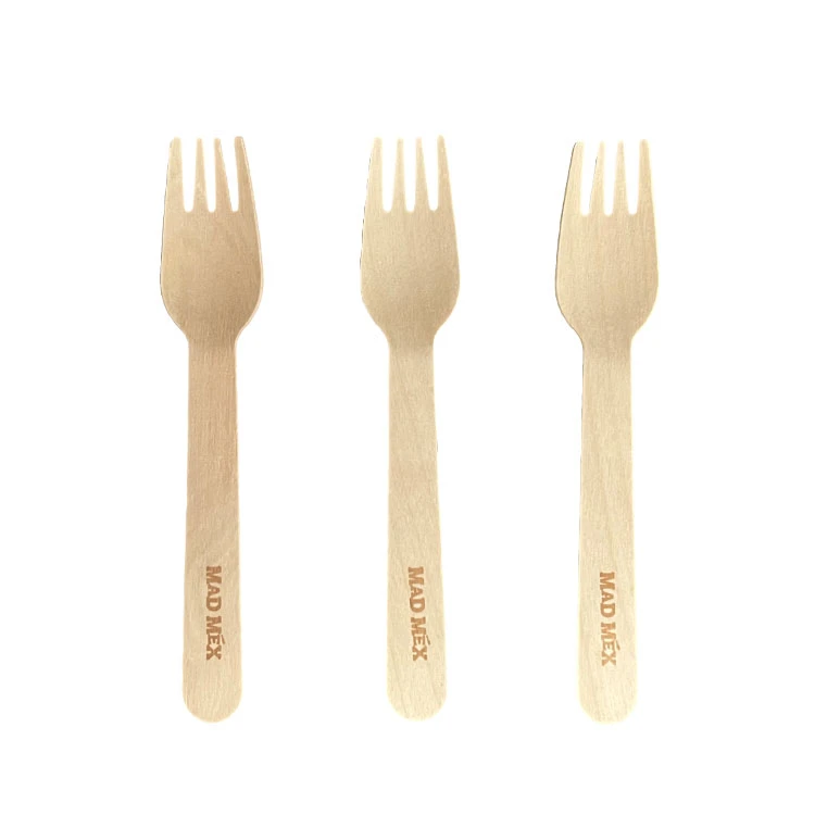 disposable wood fork with logo disposable wood fork with logo