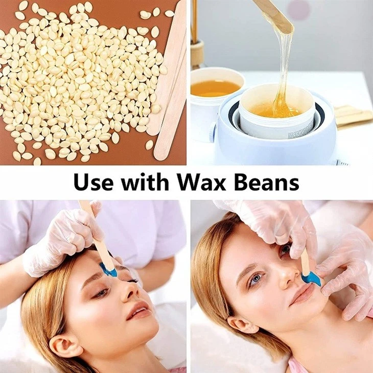 Tongue Depressor Wooden Wax Applicator Spatula Sticks Waxing Stick