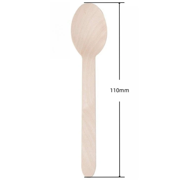 110 mm Wood Tea Spoon